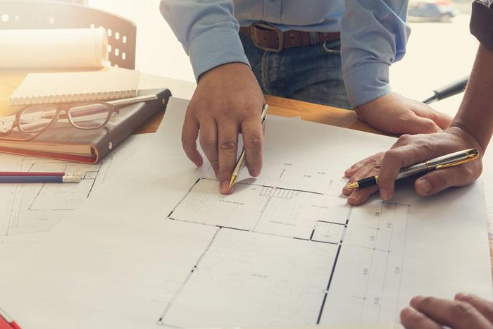 Renovation blueprints